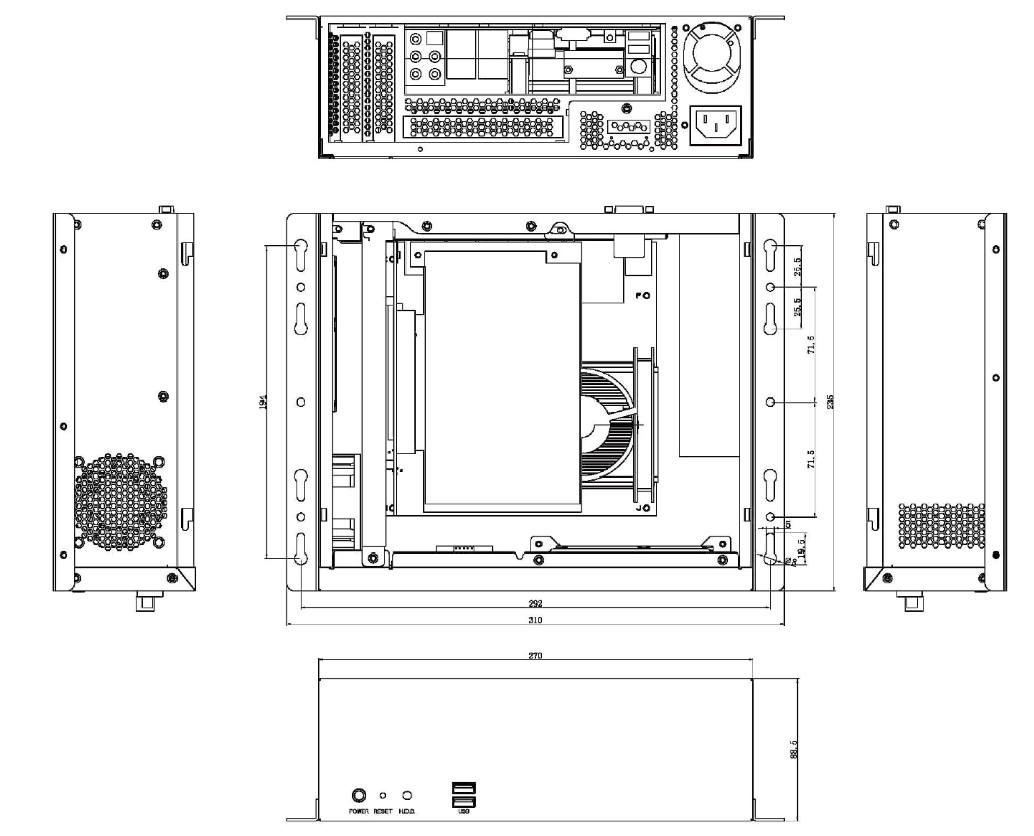 IPC-G521 尺寸图