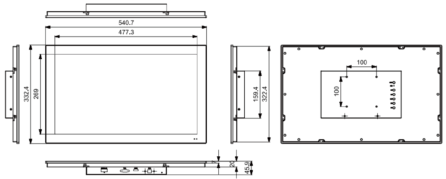 TPM-CA/RA2150 尺寸图